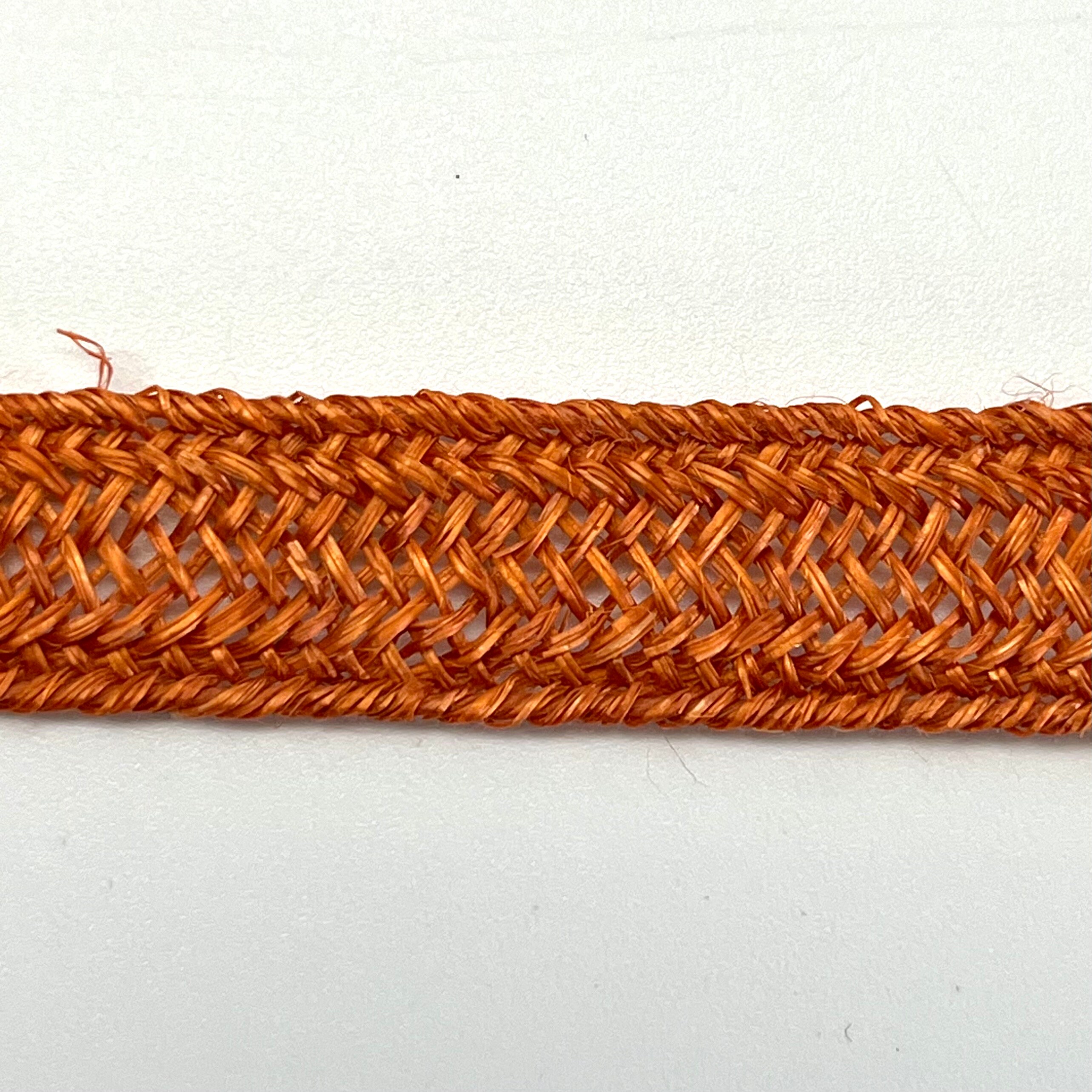 Straw Shape Border Straw Border Made of Exotic Straw 12 Mm, Color Orange - Etsy