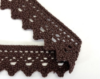 épine lace cotton panier Cotton Lace Brown 28 Mm - Etsy