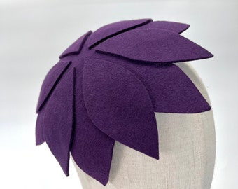 Base bibi forme fleur prune 21 cm