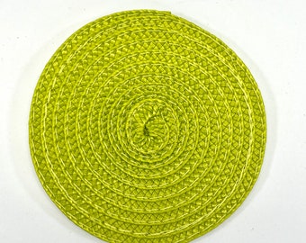 Base de chapeau fascinateur vert 10 cm