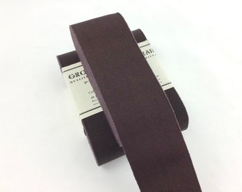 REMNANT - Vintage Grosgrain Ribbon 48 Mm Wide Rayon & Cotton White - Etsy
