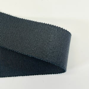 Zwart grosgrain lint 25 mm 100% rayon