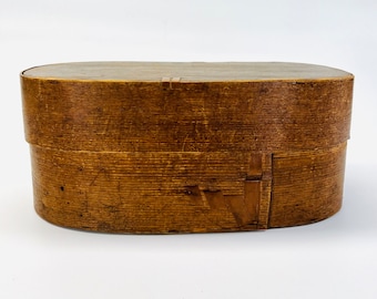 Vintage Holzschachtel Spanschachtel XL