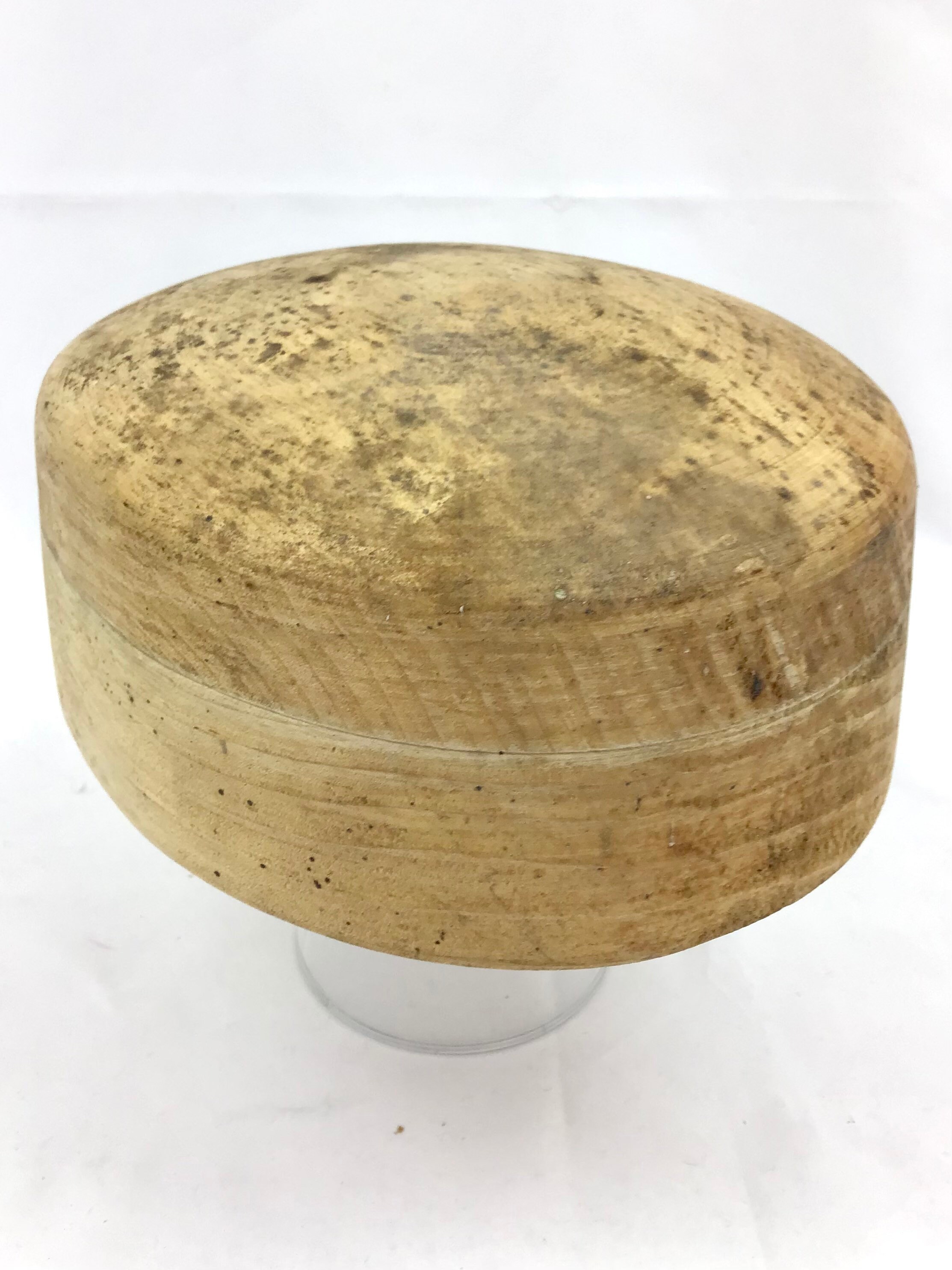 帽子の形 頭囲 57 cm 頭の形 ハットブロック 木製 クラウンブロック