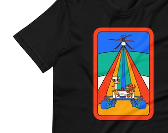 Mars Perseverance and Ingeuity Mission Patch T-Shirt