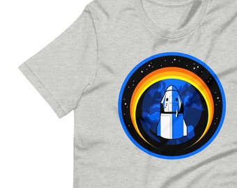 SpaceX Dragon Capsule Mission Patch T-Shirt