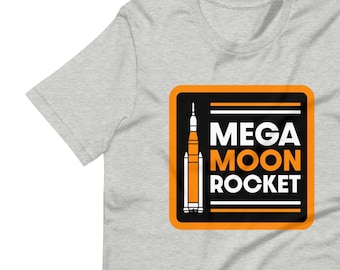 Mega Moon Rocket Patch T-Shirt