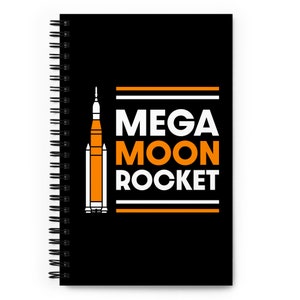 Mega Moon Rocket Notebook