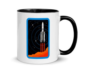 Ariane 5 Rocket Launch Mug