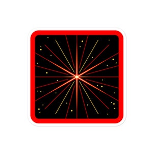Six-Point Star Sticker