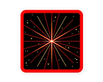 Six-Point Star Sticker