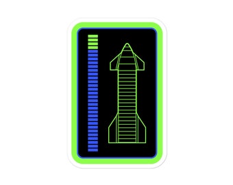 SpaceX Starship Sticker