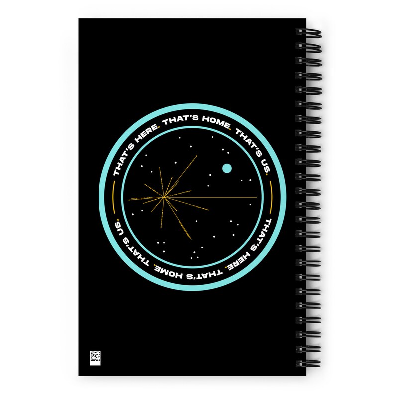 Voyager Pale Blue Dot Notebook Etsy