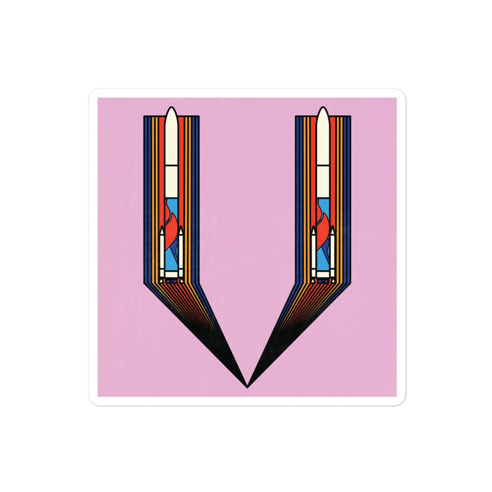 36 Days of Type v Sticker - Etsy