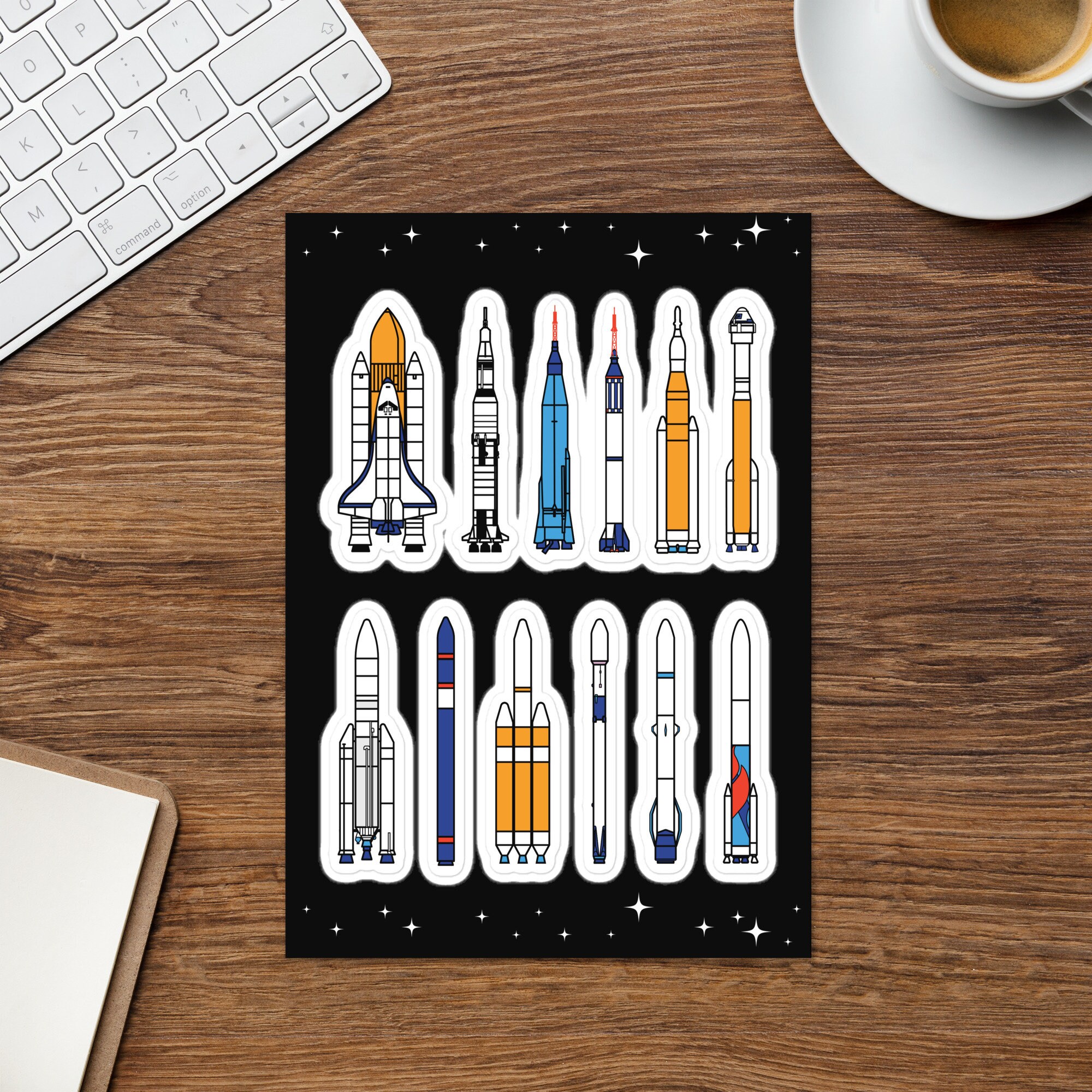 Rockets Sticker Sheet - Etsy