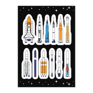 Raketten Sticker Sheet