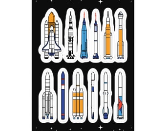 Rockets Sticker Sheet