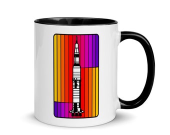 Saturn V Badge Mug