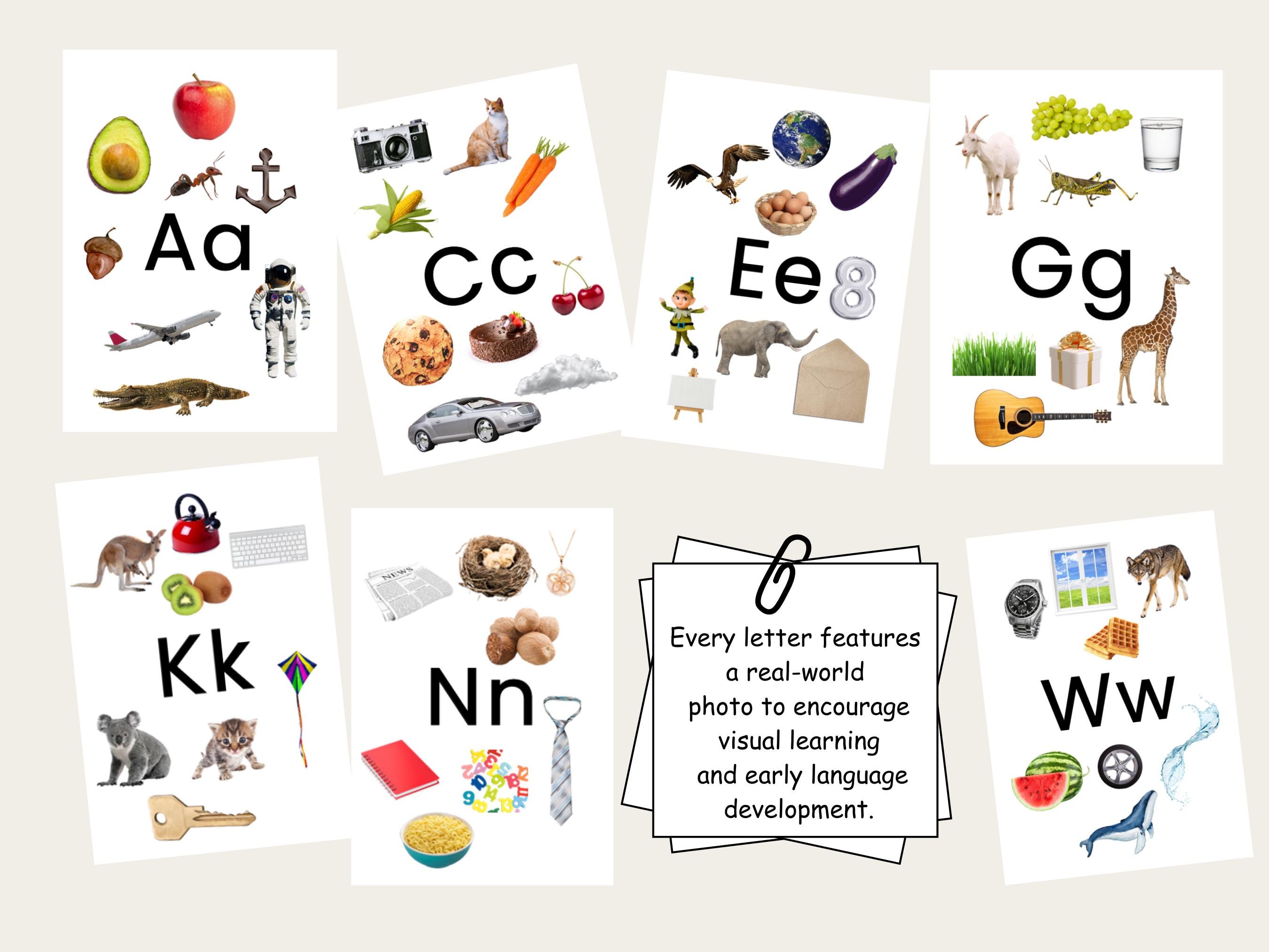Montessori ABC Alphabet Poster Set Printable | Preschool & Toddler ...