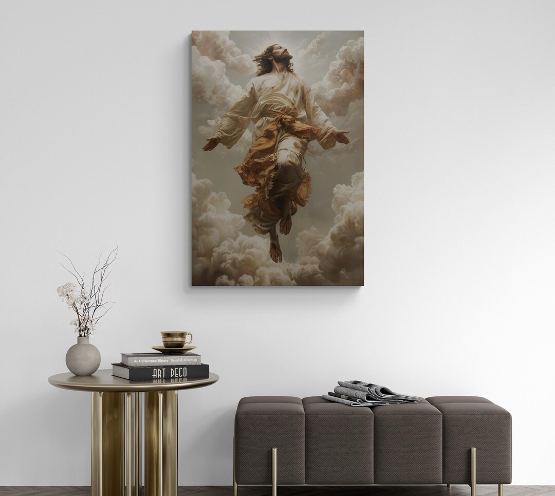 Jesus Christ Religious Canvas Picture Print Framed Wall Art - Etsy UK