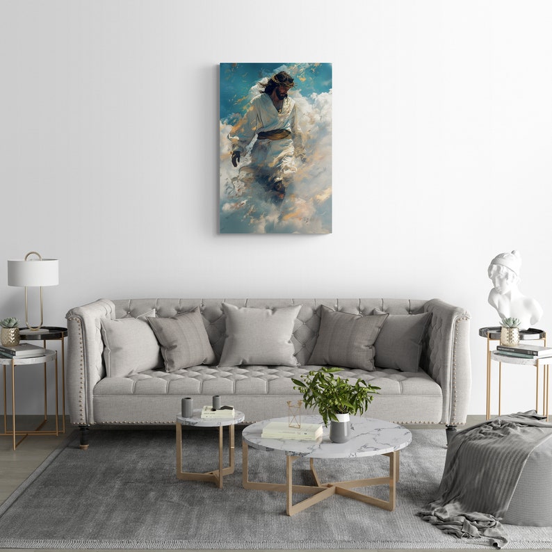 Jesus Christ Religious Canvas Picture Print Framed Wall Art - Etsy UK