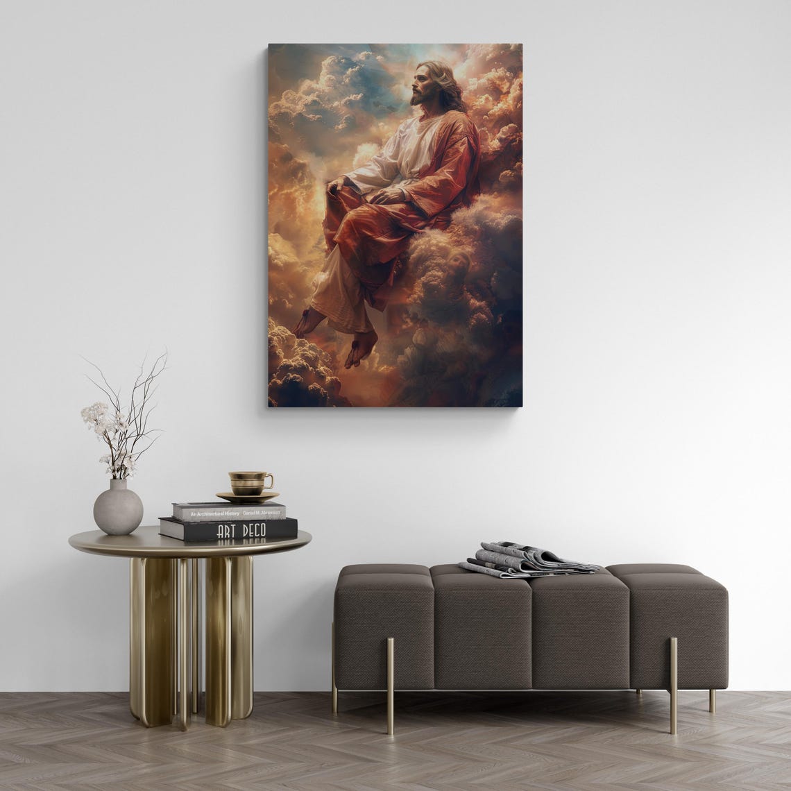 Jesus Christ Religious Canvas Picture Print Framed Wall Art - Etsy UK