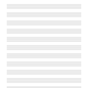 Blank SHEET MUSIC writing music, digital download printable Music TEACHER musician piano student songwriter. 5 variations available. Pdf