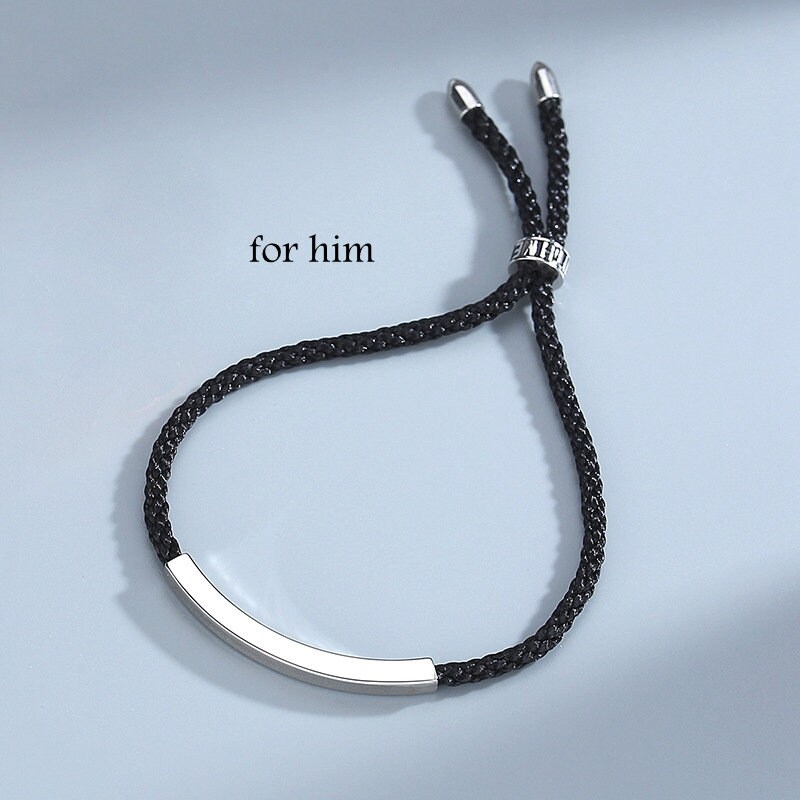 silver bracelet for couple price