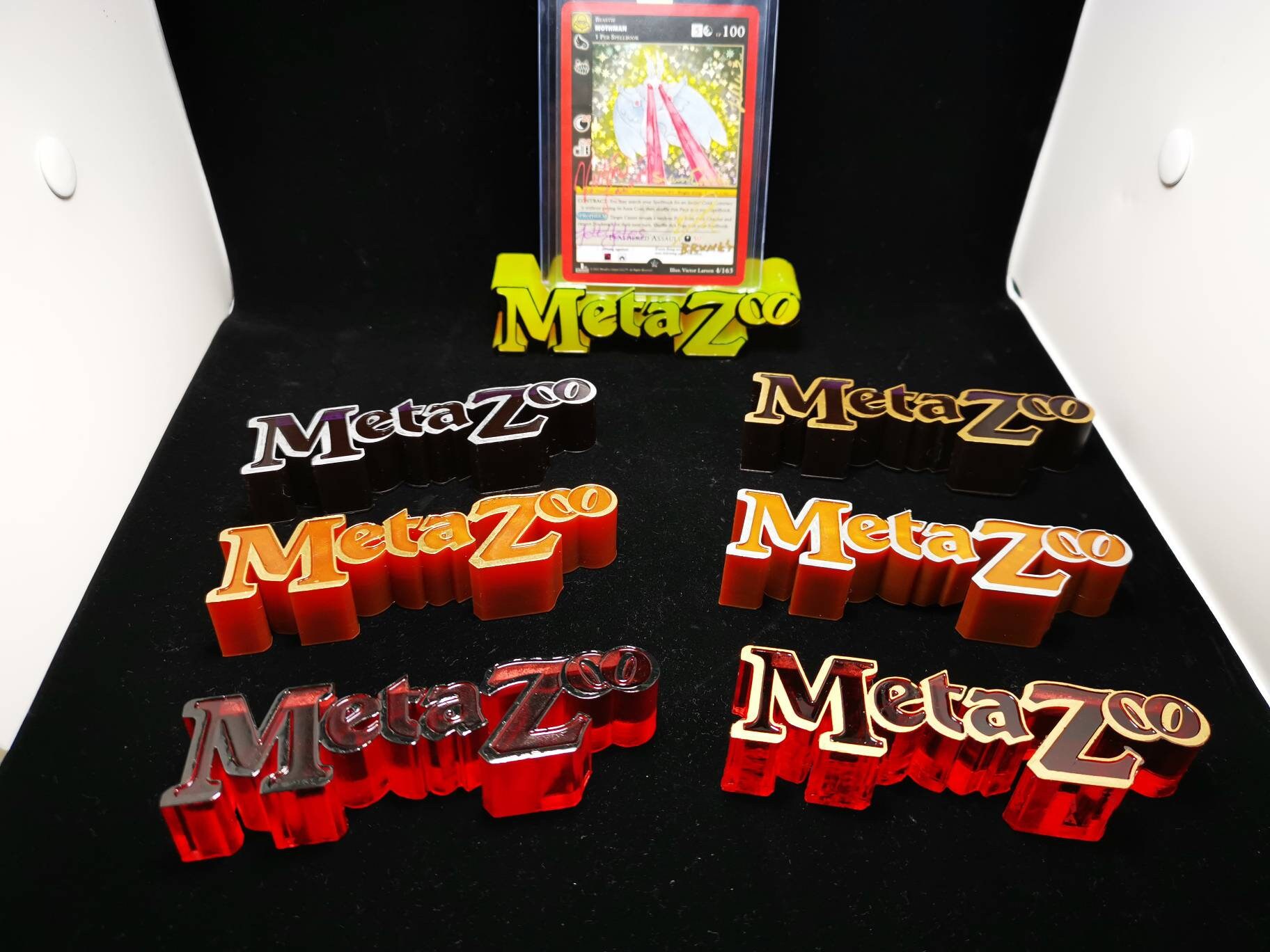 Meta Zoo Trading Card Stand Custom Color Options Available Etsy