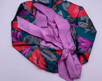 Adjustable Satin Hair Bonnet for Women