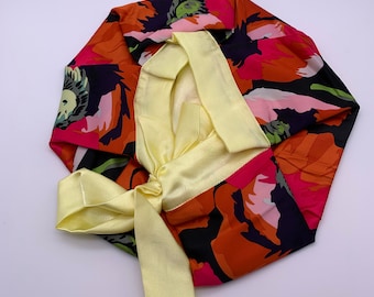 Adjustable Satin Hair Bonnet for Women