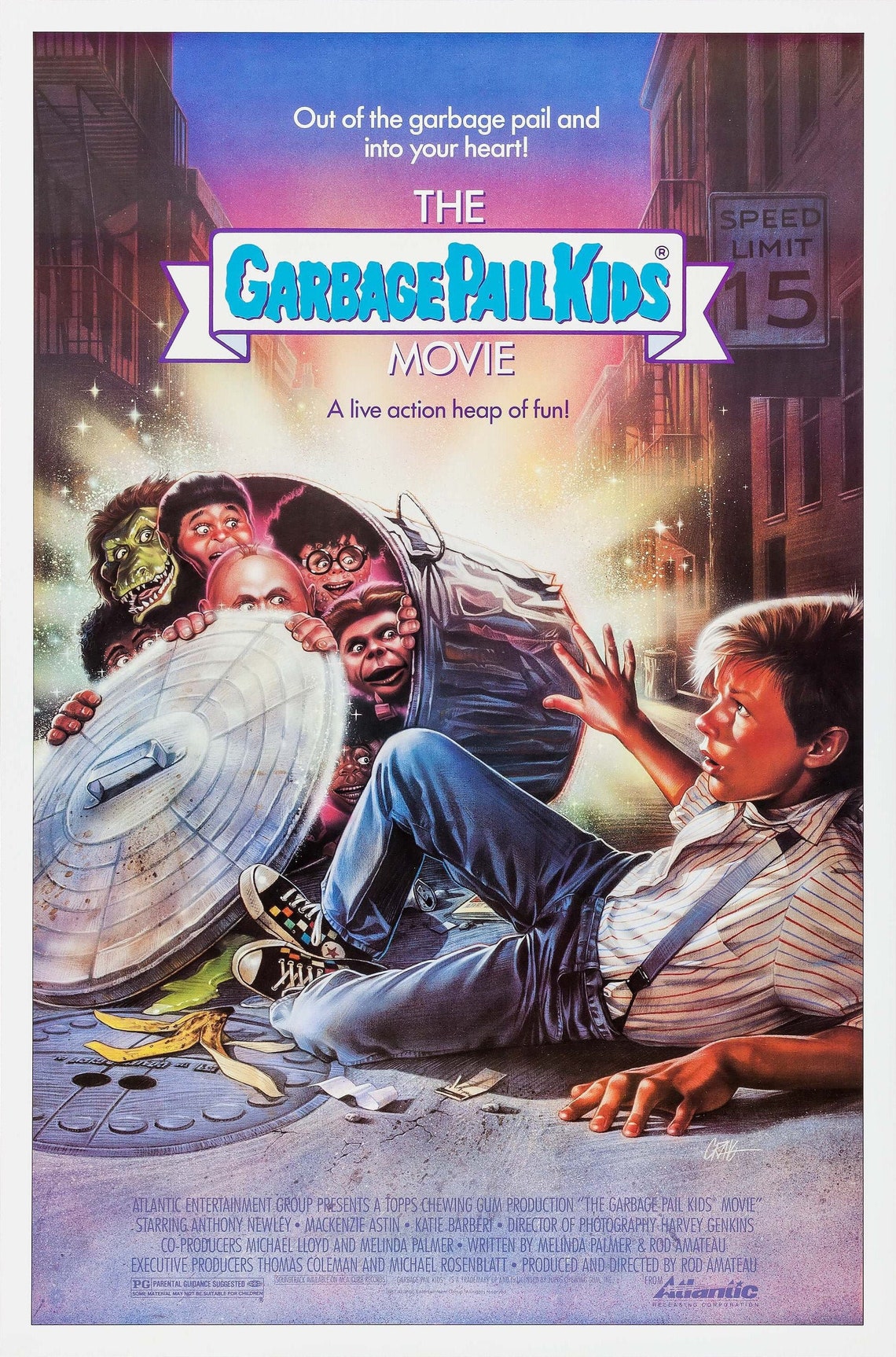 The Garbage Pail Kids Movie 1987 Movie Poster STICKER Etsy