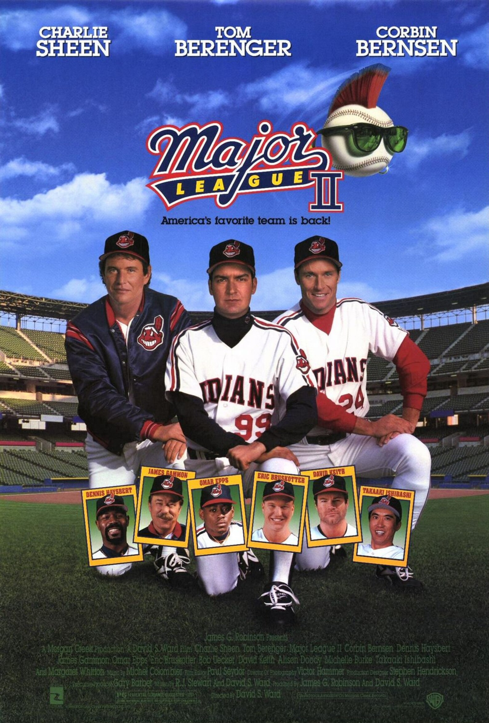 Major League II 1994 Movie Poster STICKER Die-Cut Vinyl | Etsy 