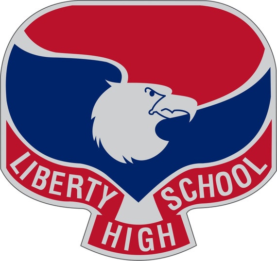 Liberty high school bealeton va jrotc emblem sticker etsy