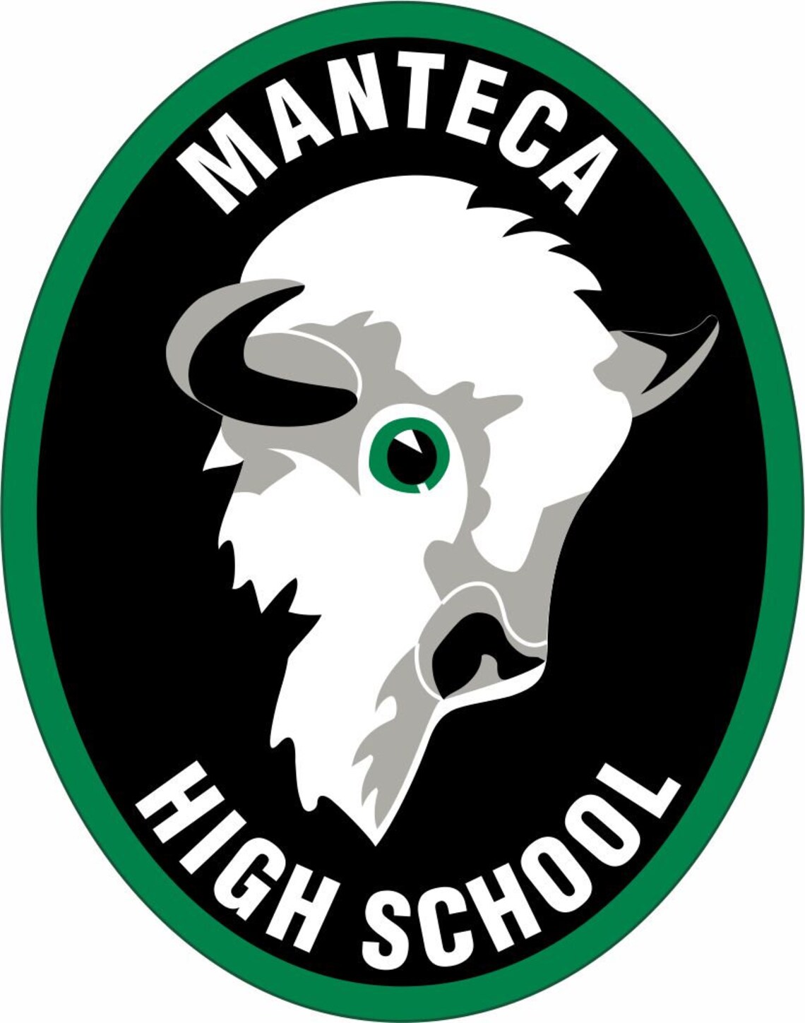 Manteca High School Manteca CA JROTC Emblem STICKER Etsy