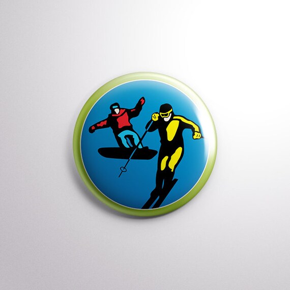 Snow Sports Boy Scout Merit Badge Bouton pin back TAILLE Etsy
