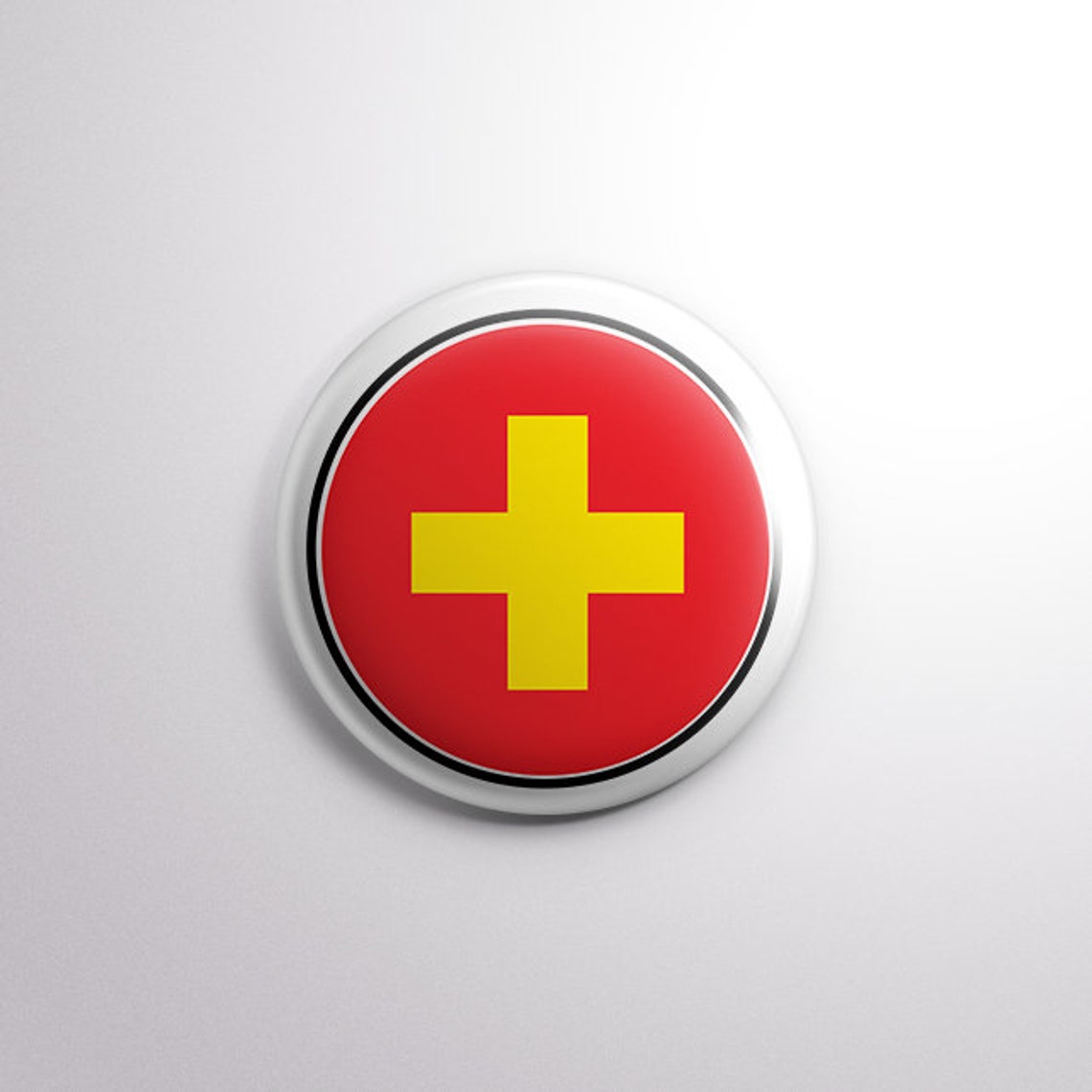 First Aid Boy Scout Merit Badge Pin Back Button SIZE Etsy