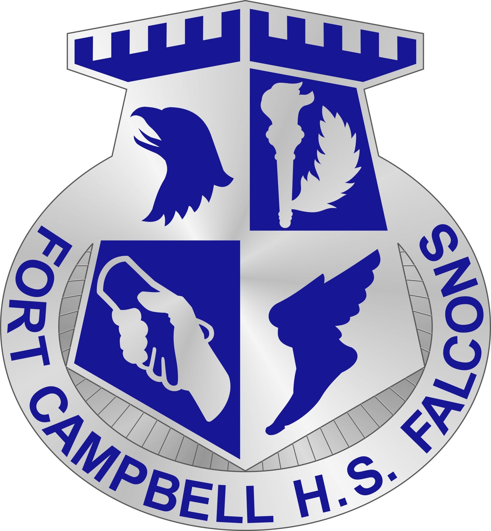 Fort Campbell High School Fort Campbell KY JROTC Emblem Etsy