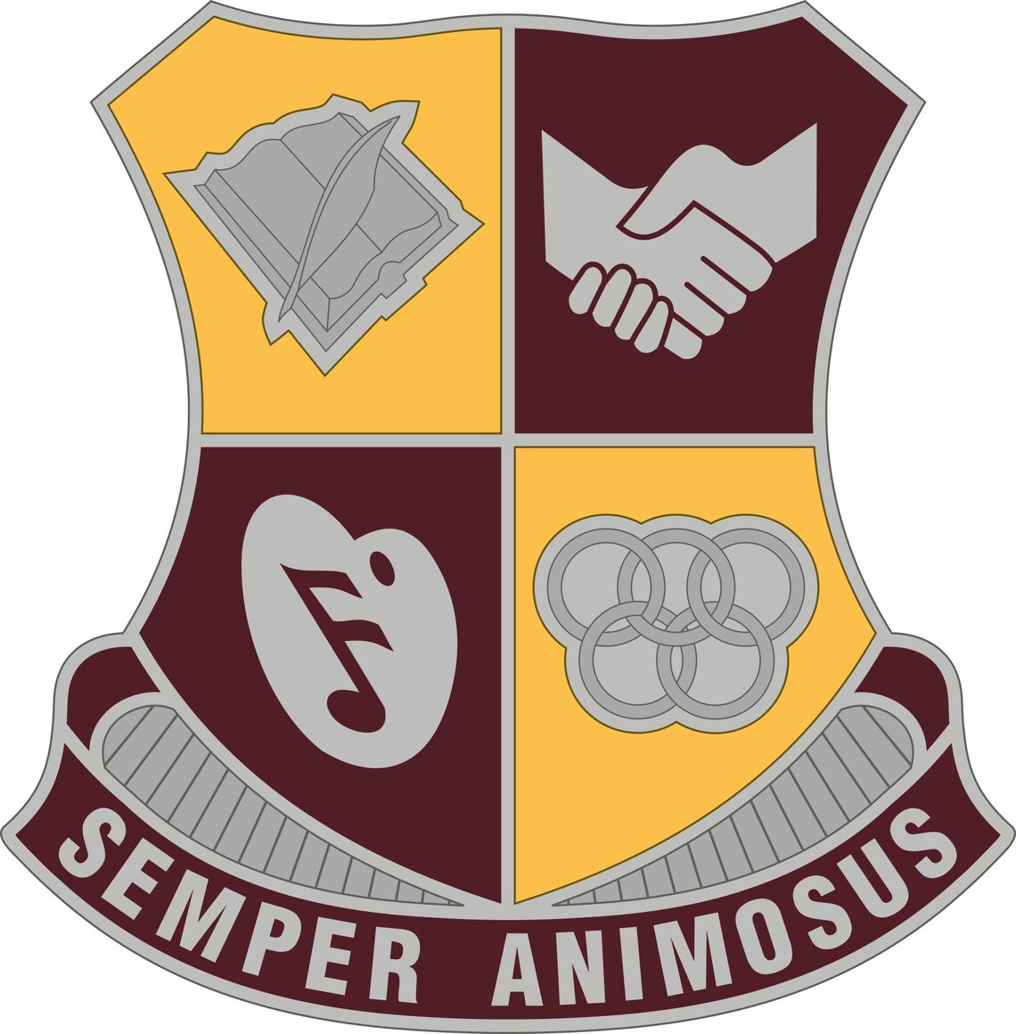 Grant High School Dry Prong LA JROTC Emblem STICKER Etsy