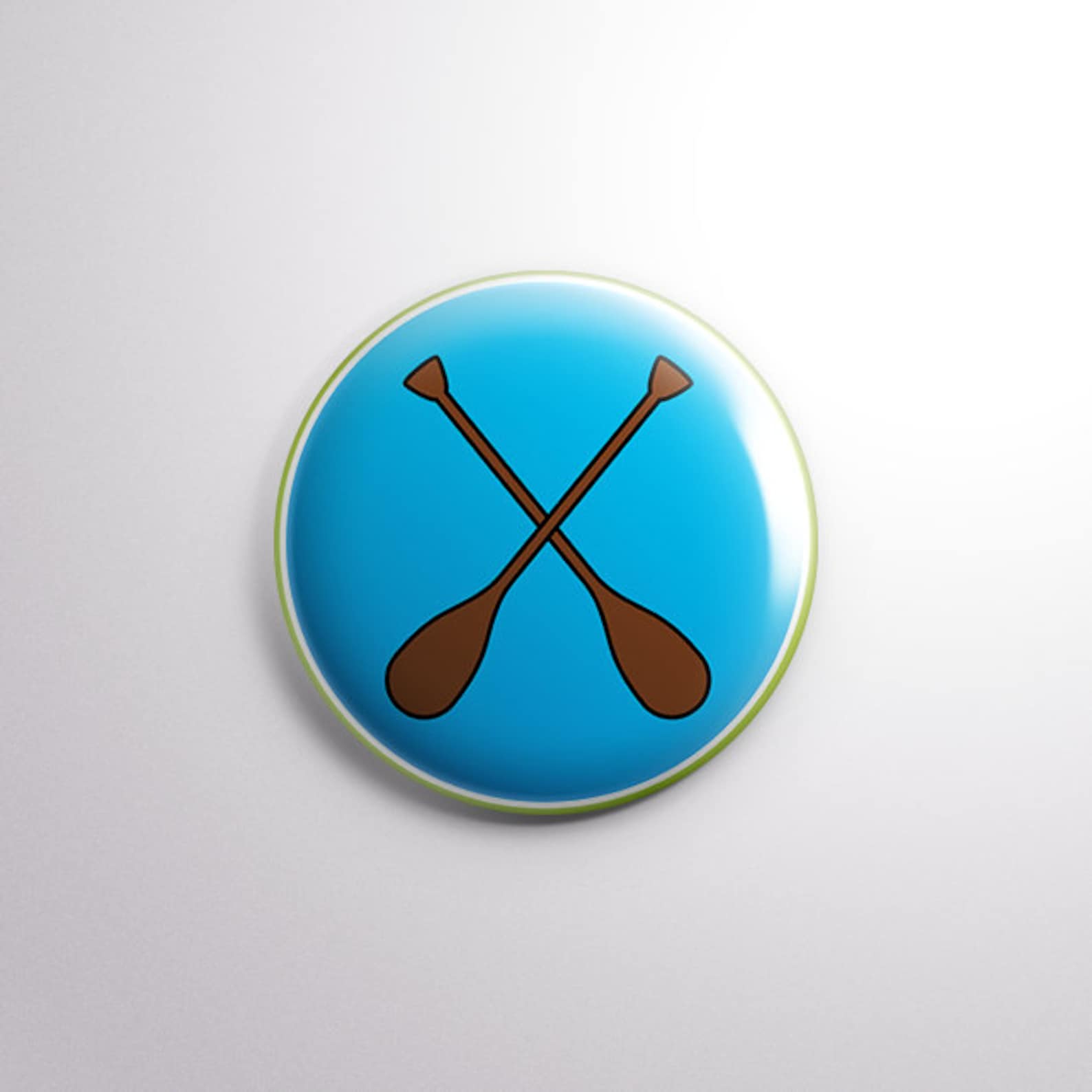 Canoeing Boy Scout Merit Badge Pin Back Button SIZE Etsy
