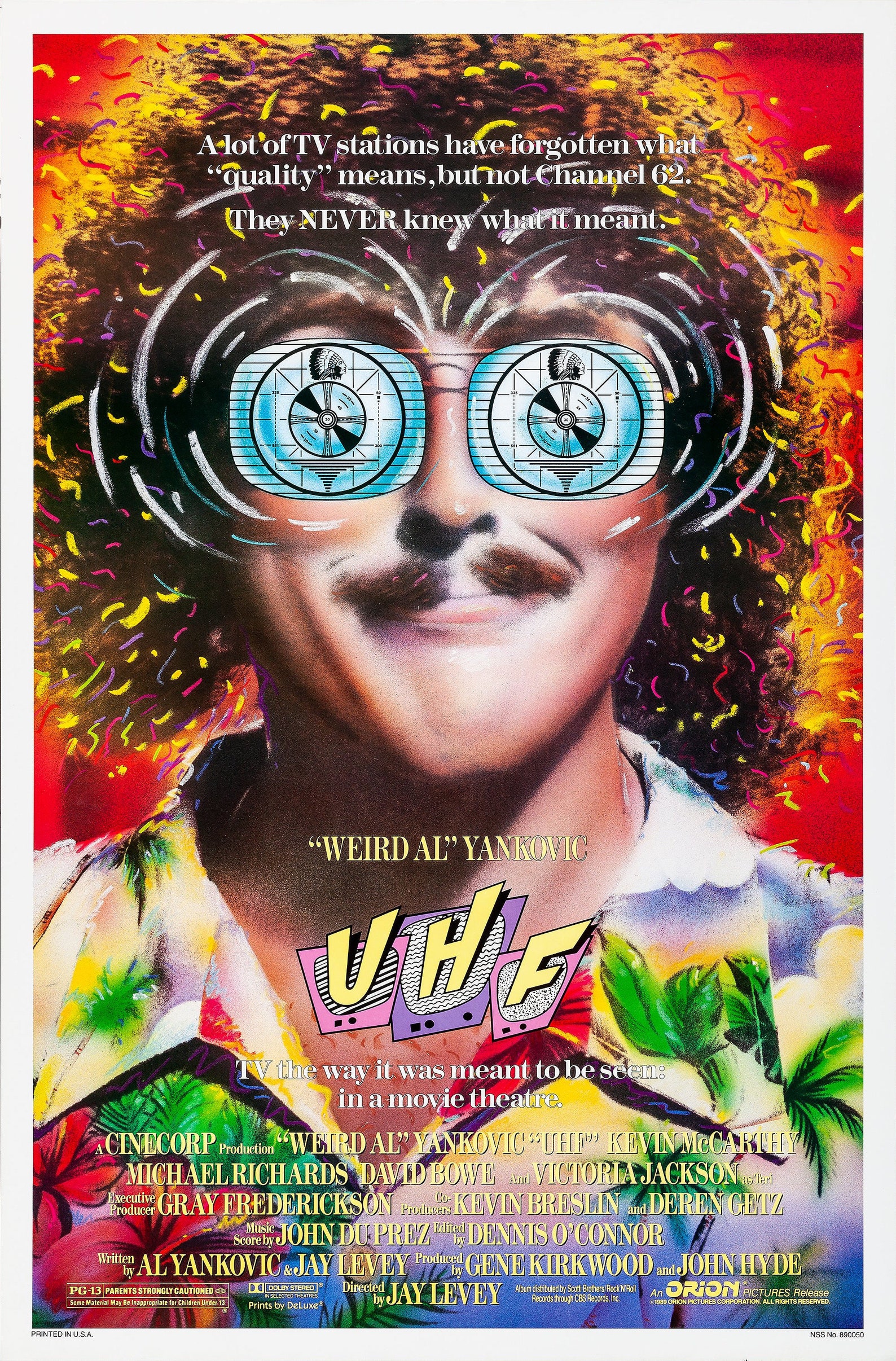 UHF 1989 Movie Poster STICKER DieCut Vinyl Decal Etsy