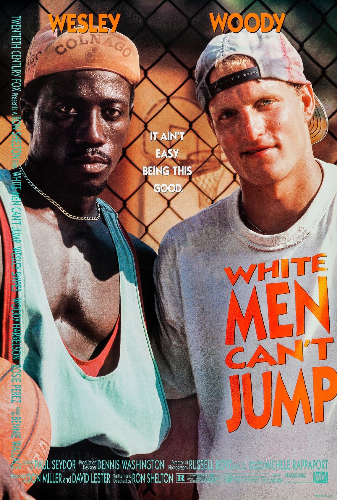 White Men Can't Jump 1992 Movie Poster STICKER DieCut Etsy