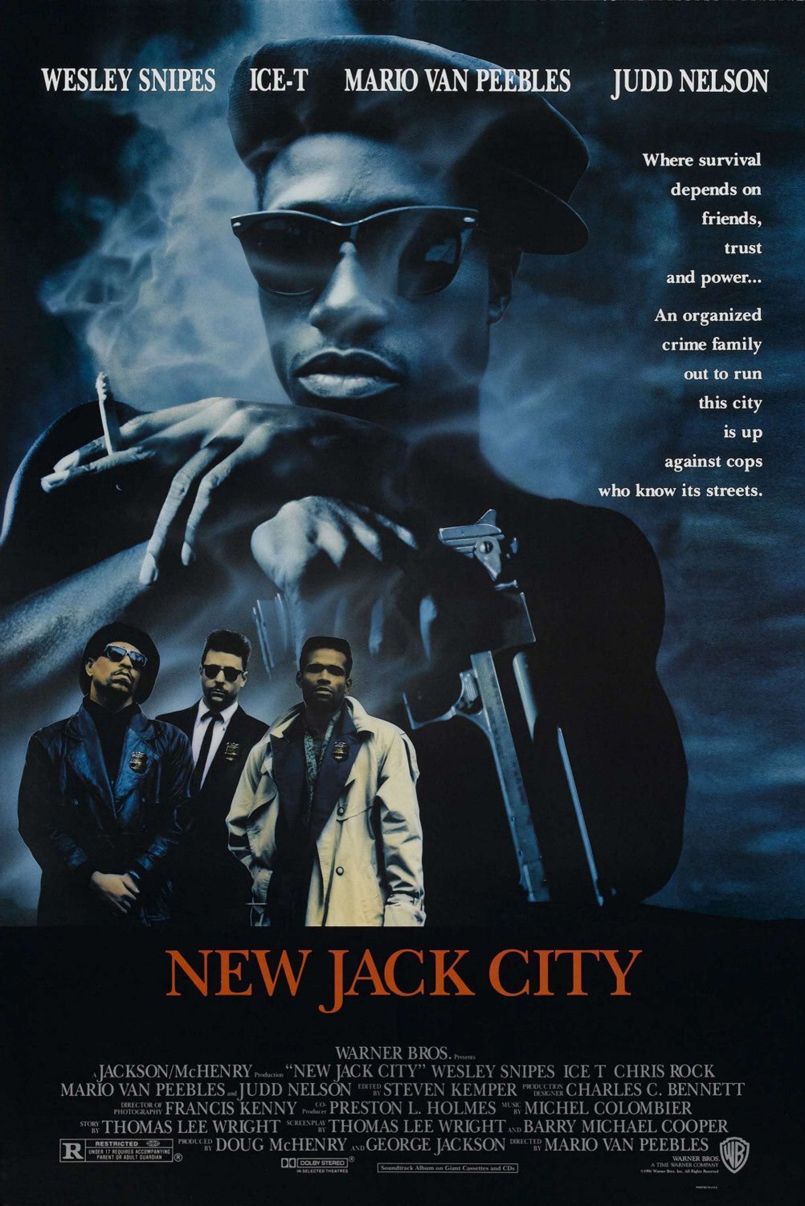 New Jack City 1991 Movie Poster STICKER DieCut Vinyl Decal Etsy