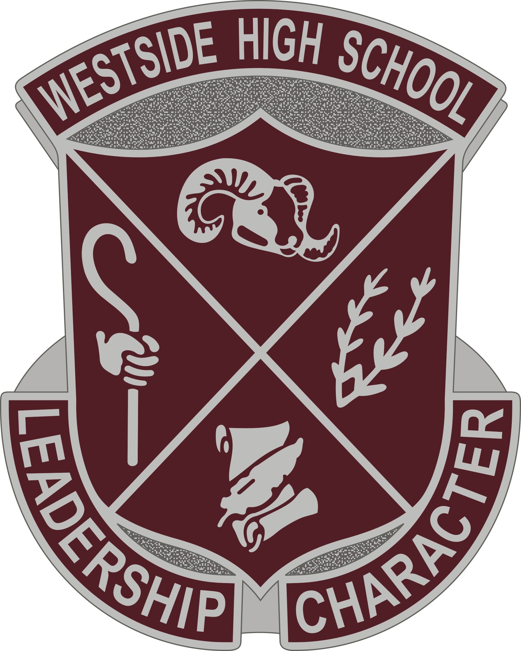 Westside High School Anderson SC JROTC Emblem STICKER Etsy
