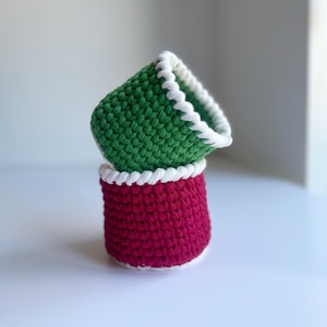 Small crochet basket, Crochet storage basket, Handmade basket, Home decor, Home organising, Tiny crochet basket, Crochet storage, Gift idea