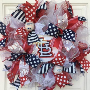 St. Louis baseball wreath