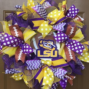 LSU football  Wreath