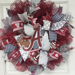 University of Alabama football wreath