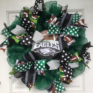 Philadelphia football wreath