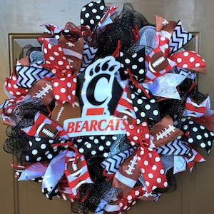 Cincinnati football wreath